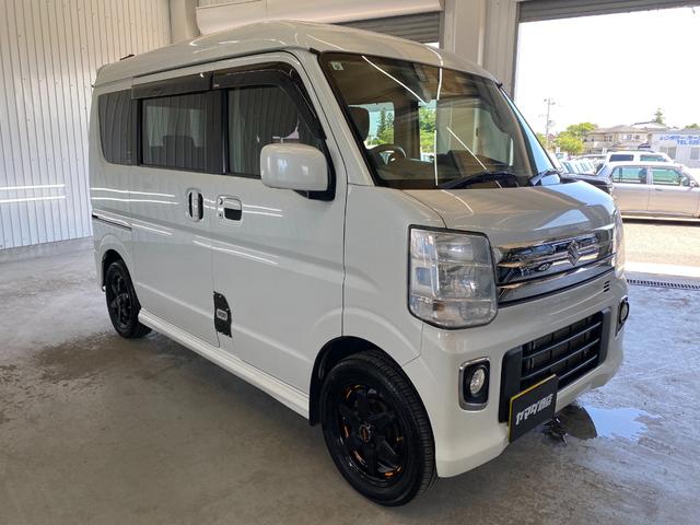 エブリイワゴン ＰＺターボ　Ｄカメラブレーキサポート　助手席エアバック　運転席エアバック　ブルートゥース　ＡＵＸ対応　安全ボディ　フルフラット　シートヒータ　ＥＴＣ　パートタイム４ＷＤ　ＥＳＣ　イモビ　キーレススタートシステム（4枚目）