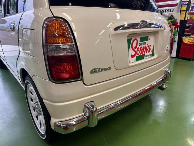 ミラジーノ ミニライトスペシャル　オルタネータ交換（Ｒ７年１１月）　新品ホワイトリボンタイヤ　新品ブラウンシートカバー　ＮＡＲＤＩステアリング＆シフトノブ　ホワイトホイール　新品フロアマット　純正ホワイトカラー　ＵＳＢ接続オーディオ（20枚目）