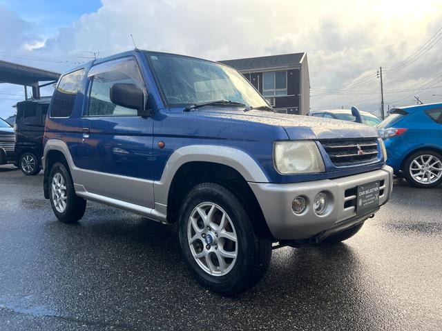 パジェロミニ Ｘ　５速マニュアル　４ＷＤ　純正オーディオ　フォグランプ　背面タイヤ　社外アルミ　群馬仕入（8枚目）
