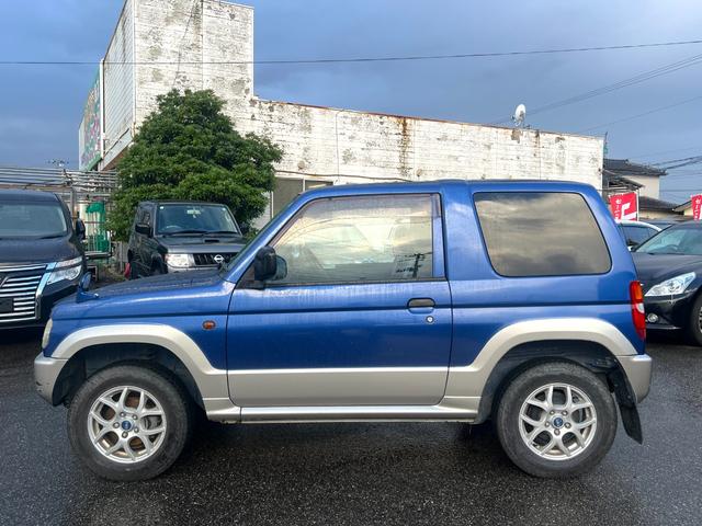 パジェロミニ Ｘ　５速マニュアル　４ＷＤ　純正オーディオ　フォグランプ　背面タイヤ　社外アルミ　群馬仕入（9枚目）