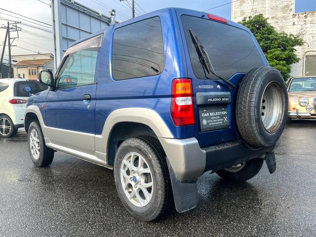 パジェロミニ Ｘ　５速マニュアル　４ＷＤ　純正オーディオ　フォグランプ　背面タイヤ　社外アルミ　群馬仕入（11枚目）