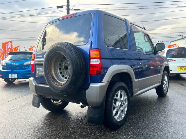 パジェロミニ Ｘ　５速マニュアル　４ＷＤ　純正オーディオ　フォグランプ　背面タイヤ　社外アルミ　群馬仕入（13枚目）