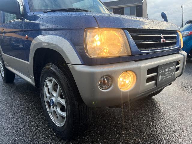 パジェロミニ Ｘ　５速マニュアル　４ＷＤ　純正オーディオ　フォグランプ　背面タイヤ　社外アルミ　群馬仕入（26枚目）