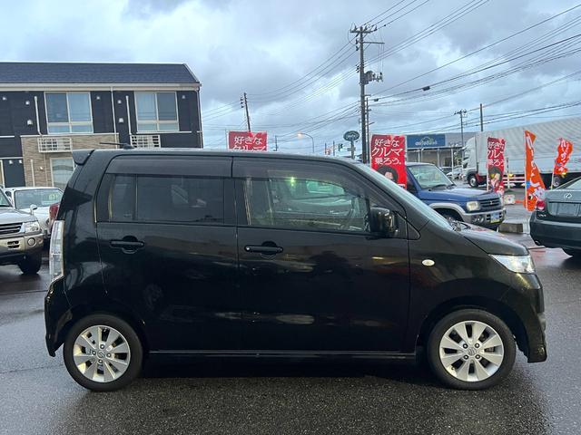 ワゴンRスティングレー X ワンオーナー 社外HDDナビ フルセグ 本革巻ステアリング スマートキー HID フォグ 純正アルミ 名古屋仕入(10枚目)