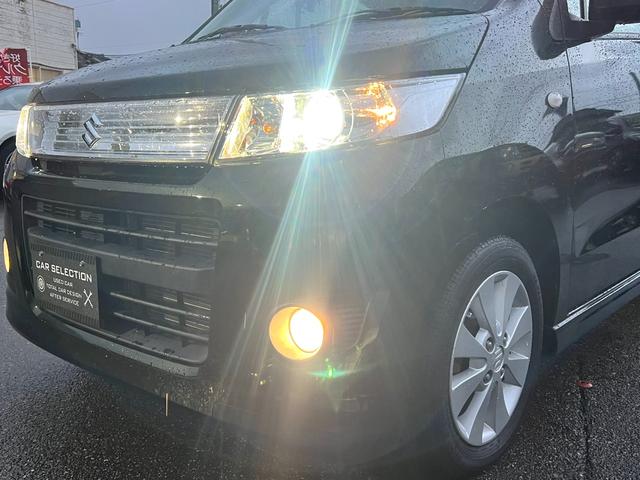 ワゴンRスティングレー X ワンオーナー 社外HDDナビ フルセグ 本革巻ステアリング スマートキー HID フォグ 純正アルミ 名古屋仕入(26枚目)