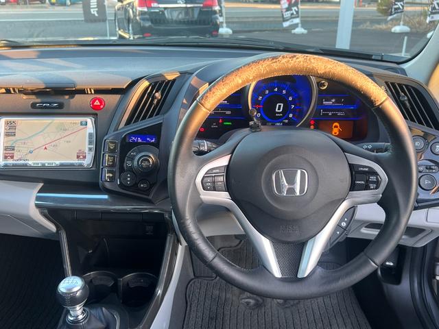 CR-Z α 6速マニュアル 純正メモリーナビ CD DVD Bluetooth ワンセグ バックカメラ ETC ステリモ クルコン 横滑り防止 スマートキー HID フォグ 純正アルミ 名古屋仕入(26枚目)