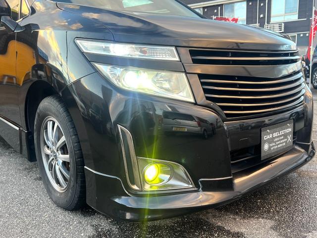 エルグランド 250ハイウェイスターアーバンクロム 社外メモリーナビ CD DVD Bluetooth フルセグ 後席モニター バックカメラ ETC 両側電動ドア 半革シート 横滑り防止 インテリキー HID フォグ 社外16インチアルミ(33枚目)