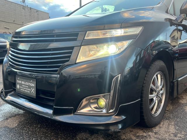 エルグランド 250ハイウェイスターアーバンクロム 社外メモリーナビ CD DVD Bluetooth フルセグ 後席モニター バックカメラ ETC 両側電動ドア 半革シート 横滑り防止 インテリキー HID フォグ 社外16インチアルミ(34枚目)