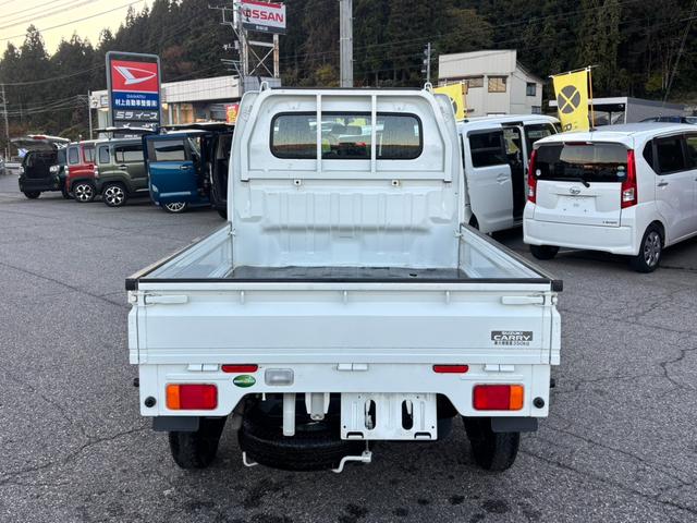 キャリイトラック KCエアコン・パワステ 4WD マニュアル 走行19900km ABS Wエアバッグ 記録簿(6枚目)