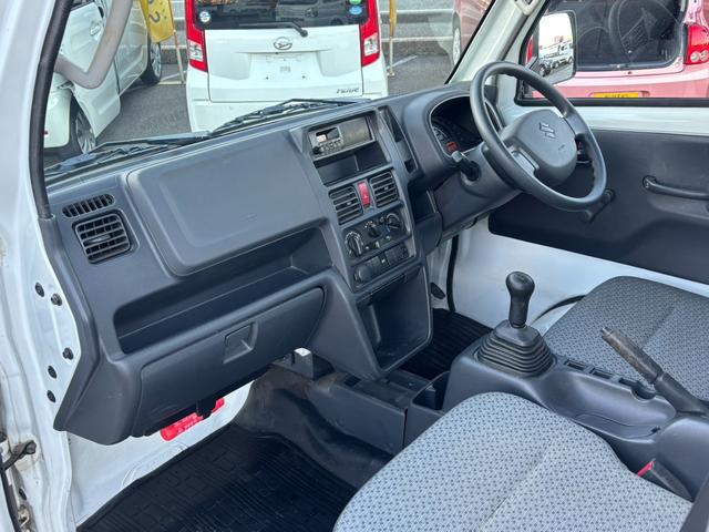 キャリイトラック KCエアコン・パワステ 4WD マニュアル 走行19900km ABS Wエアバッグ 記録簿(13枚目)