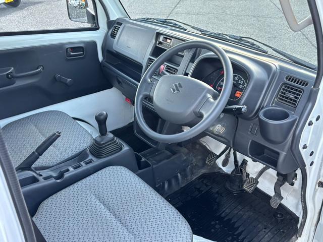 キャリイトラック KCエアコン・パワステ 4WD マニュアル 走行19900km ABS Wエアバッグ 記録簿(14枚目)