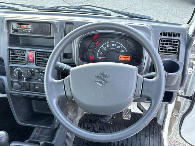 キャリイトラック KCエアコン・パワステ 4WD マニュアル 走行19900km ABS Wエアバッグ 記録簿(15枚目)