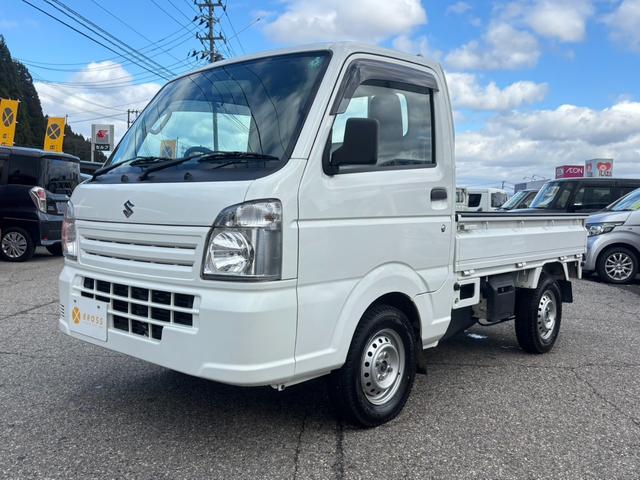 キャリイトラック ＫＣエアコン・パワステ　４ＷＤ　ワンオーナー　走行３０３００ｋｍ　社外ＣＤ　ＵＳＢ　ＡＵＸ　過去記録簿　Ｗエアバッグ　切替４ＷＤ　荷台マット　アオリガード　マッドガード　スペアキー　１年間走行距離無制限保証付（9枚目）