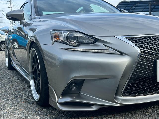 ＩＳ ＩＳ２５０　Ｆスポーツ　ミラーリング　ＢＢＳ　ＬＭ１９インチ　社外マフラー　車高調　ローダウン（10枚目）