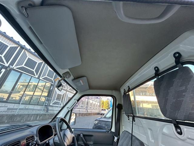 キャリイトラック ＫＣエアコン・パワステ　４ＷＤ　エアコン　パワーステアリング　５速マニュアル車　車検整備付き　レベライザー　ＦＭ／ＡＭラジオチューナー　切り替え式（36枚目）