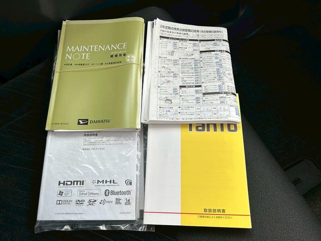 タント カスタムRS 4WD ナビ付 テレビ付き バックカメラ Bluetooth対応 ETC オートエアコン 盗難防止装置 Bluetooth接続 LEDヘッド キーレス ミュージックプレイヤー接続可 メモリーナビ(48枚目)