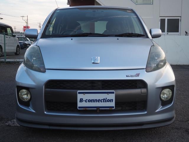 パッソ レーシー TRDスポーツ 5MT TRDスポーツサスペンション TRDスポーツマフラー 純正14インチAW 純正MOMOステアリング 社外SDナビ BT 地デジ HID フォグLED ETC 社外アルミペダル(8枚目)