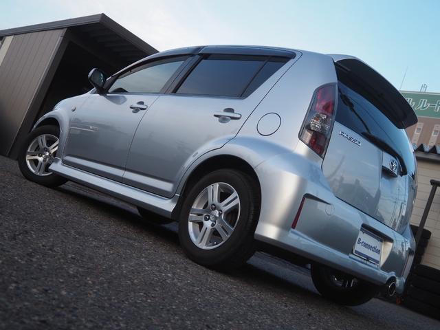 パッソ レーシー TRDスポーツ 5MT TRDスポーツサスペンション TRDスポーツマフラー 純正14インチAW 純正MOMOステアリング 社外SDナビ BT 地デジ HID フォグLED ETC 社外アルミペダル(32枚目)