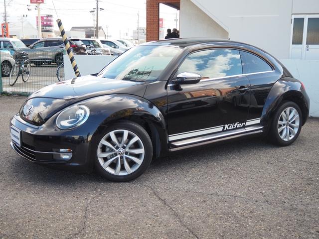 ザ・ビートル デザインレザーパッケージ　ターボ　ブラックレザーシート　純正１７インチアルミホイール　純正オーディオ　シートヒーター　パドルシフト　ステアスイッチ　ＨＩＤヘッドライト　クルーズコントロール　ビルトインＥＴＣ　レインセンサー（21枚目）