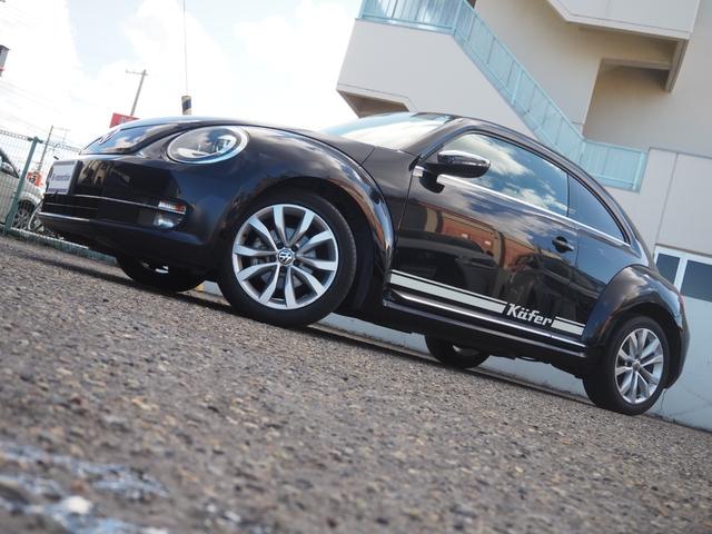 ザ・ビートル デザインレザーパッケージ　ターボ　ブラックレザーシート　純正１７インチアルミホイール　純正オーディオ　シートヒーター　パドルシフト　ステアスイッチ　ＨＩＤヘッドライト　クルーズコントロール　ビルトインＥＴＣ　レインセンサー（22枚目）