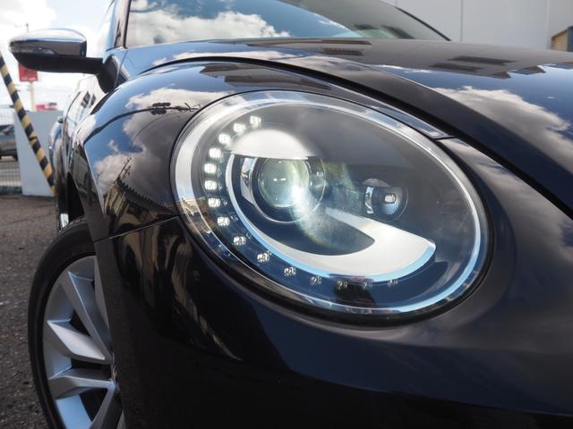 ザ・ビートル デザインレザーパッケージ　ターボ　ブラックレザーシート　純正１７インチアルミホイール　純正オーディオ　シートヒーター　パドルシフト　ステアスイッチ　ＨＩＤヘッドライト　クルーズコントロール　ビルトインＥＴＣ　レインセンサー（38枚目）