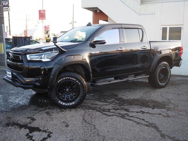 ハイラックス Z ディーゼルターボ リフトアップ FUEL17インチAW オーバーフェンダー 社外グリルガード バグガード 社外ナビ バックカメラ 地デジ BT ドライブレコーダー ゴーストフィルム スモークフィルム(21枚目)