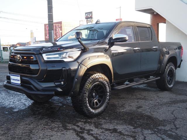 ハイラックス Z ディーゼルターボ リフトアップ FUEL17インチAW オーバーフェンダー 社外グリルガード バグガード 社外ナビ バックカメラ 地デジ BT ドライブレコーダー ゴーストフィルム スモークフィルム(23枚目)