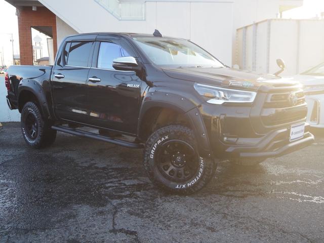 ハイラックス Z ディーゼルターボ リフトアップ FUEL17インチAW オーバーフェンダー 社外グリルガード バグガード 社外ナビ バックカメラ 地デジ BT ドライブレコーダー ゴーストフィルム スモークフィルム(25枚目)