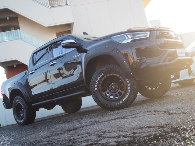 ハイラックス Z ディーゼルターボ リフトアップ FUEL17インチAW オーバーフェンダー 社外グリルガード バグガード 社外ナビ バックカメラ 地デジ BT ドライブレコーダー ゴーストフィルム スモークフィルム(26枚目)