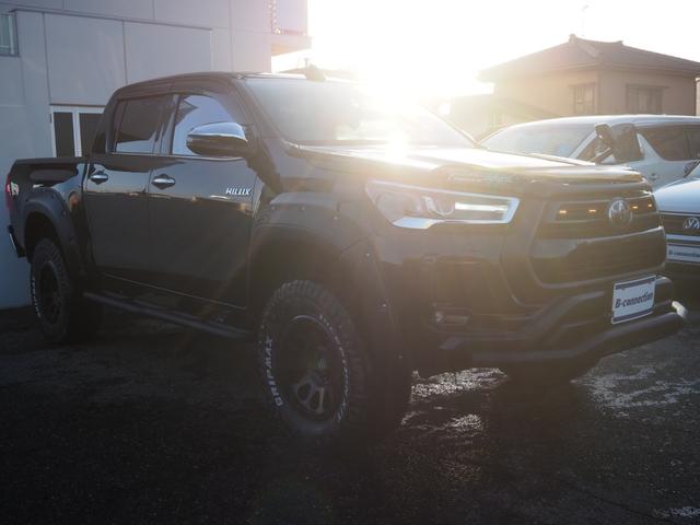 ハイラックス Z ディーゼルターボ リフトアップ FUEL17インチAW オーバーフェンダー 社外グリルガード バグガード 社外ナビ バックカメラ 地デジ BT ドライブレコーダー ゴーストフィルム スモークフィルム(27枚目)
