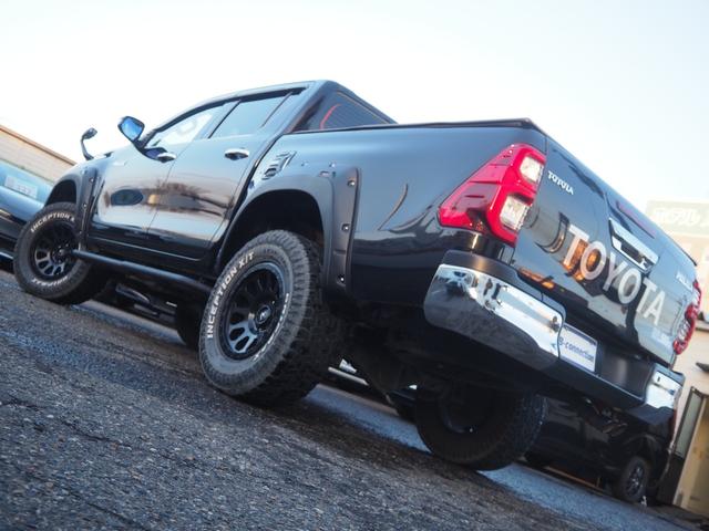 ハイラックス Z ディーゼルターボ リフトアップ FUEL17インチAW オーバーフェンダー 社外グリルガード バグガード 社外ナビ バックカメラ 地デジ BT ドライブレコーダー ゴーストフィルム スモークフィルム(32枚目)