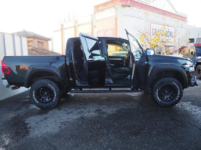 ハイラックス Z ディーゼルターボ リフトアップ FUEL17インチAW オーバーフェンダー 社外グリルガード バグガード 社外ナビ バックカメラ 地デジ BT ドライブレコーダー ゴーストフィルム スモークフィルム(34枚目)