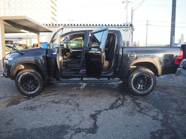 ハイラックス Z ディーゼルターボ リフトアップ FUEL17インチAW オーバーフェンダー 社外グリルガード バグガード 社外ナビ バックカメラ 地デジ BT ドライブレコーダー ゴーストフィルム スモークフィルム(36枚目)