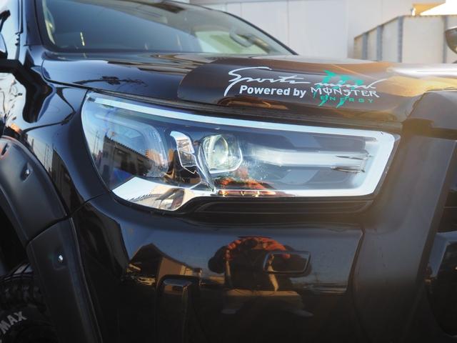 ハイラックス Z ディーゼルターボ リフトアップ FUEL17インチAW オーバーフェンダー 社外グリルガード バグガード 社外ナビ バックカメラ 地デジ BT ドライブレコーダー ゴーストフィルム スモークフィルム(38枚目)