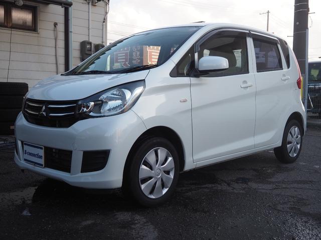 ｅＫワゴン Ｅ　クラリオンＳＤナビ　地デジ　ＢＴ接続　純正ホイールキャップ　キーレス　シートヒーター　ヘッドライトレベライザー　ベンチシート　電格ミラー　エアコン　ドアバイザー　フロアマット　ハロゲンヘッドライト（23枚目）