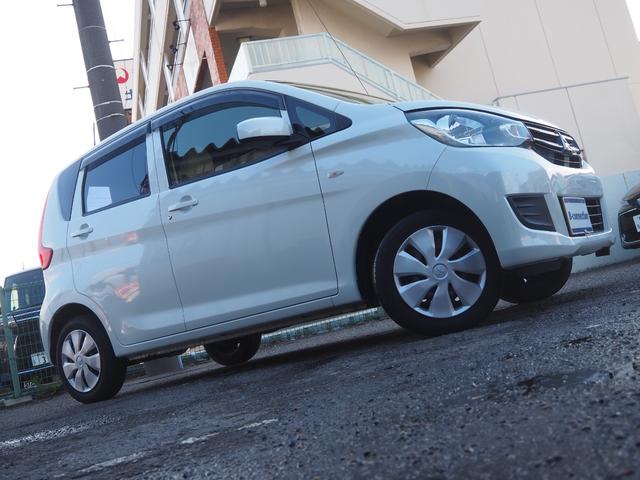 ｅＫワゴン Ｅ　クラリオンＳＤナビ　地デジ　ＢＴ接続　純正ホイールキャップ　キーレス　シートヒーター　ヘッドライトレベライザー　ベンチシート　電格ミラー　エアコン　ドアバイザー　フロアマット　ハロゲンヘッドライト（26枚目）