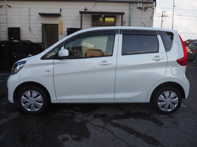 ｅＫワゴン Ｅ　クラリオンＳＤナビ　地デジ　ＢＴ接続　純正ホイールキャップ　キーレス　シートヒーター　ヘッドライトレベライザー　ベンチシート　電格ミラー　エアコン　ドアバイザー　フロアマット　ハロゲンヘッドライト（35枚目）