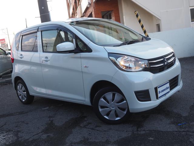 ｅＫワゴン Ｅ　クラリオンＳＤナビ　地デジ　ＢＴ接続　純正ホイールキャップ　キーレス　シートヒーター　ヘッドライトレベライザー　ベンチシート　電格ミラー　エアコン　ドアバイザー　フロアマット　ハロゲンヘッドライト（37枚目）