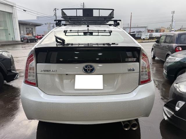 プリウス S 後期モデル/リフトアップ/A/Tタイヤ/社外マフラー/バグガード/ルーフキャリア/ナビ・フルセグTV・DVD再生・Bluetooth・バックカメラ/ドラレコ/ETC/スマートキー/(20枚目)