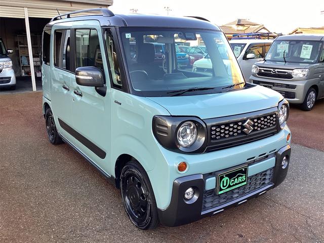 スペーシアギア ハイブリッドＸＺ　衝突被害軽減システム　レーンアシスト　クリアランスソナー　ＬＥＤヘッドライト　オートハイビーム　ＥＴＣ　ナビ　フルセグＴＶ　Ｂｌｕｅｔｏｏｔｈ接続　スマートキー　シートヒーター　両側電動スライド（8枚目）