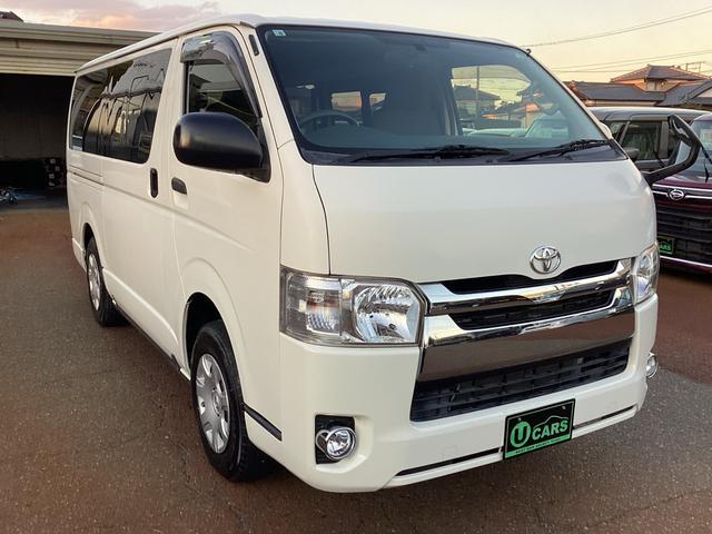 ハイエースバン ロングDX GLパッケージ 4WD 6人乗り フロントフォグランプ ETC バックカメラ ナビ ワンセグTV Bluetooth接続 キーレス 電動ミラー パワーウインドウ 両側スライドドア エアバック エアコン ABS(8枚目)