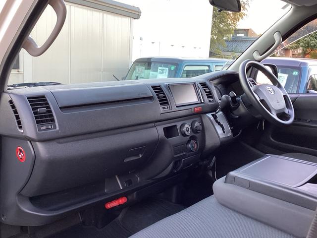 ハイエースバン ロングDX GLパッケージ 4WD 6人乗り フロントフォグランプ ETC バックカメラ ナビ ワンセグTV Bluetooth接続 キーレス 電動ミラー パワーウインドウ 両側スライドドア エアバック エアコン ABS(50枚目)