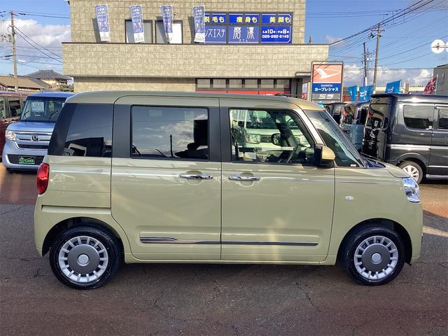 ムーヴキャンバス セオリーＧ　衝突被害軽減システム　レーンアシスト　ＬＥＤヘッドライト　オートハイビーム　両側電動スライド　バックカメラ　ナビ　フルセグＴＶ　Ｂｌｕｅｔｏｏｔｈ接続　スマートキー　シートヒーター　オートエアコン（9枚目）