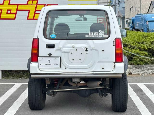 ジムニー XG 5MT エアコン 普通車登録(オーバーフェンダー) リフトアップ FRPボンネット 社外15インチアルミホイール ETC(39枚目)