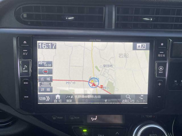 アクア Ｇ　衝突軽減装置　９インチナビ　フルセグＴＶ　バックカメラ　純正アルミホイール　クルーズコントロール　ＥＴＣ　前後ドライブレコーダー　オートライト　ＬＥＤヘッドライト　フォグライト　オートハイビーム（6枚目）