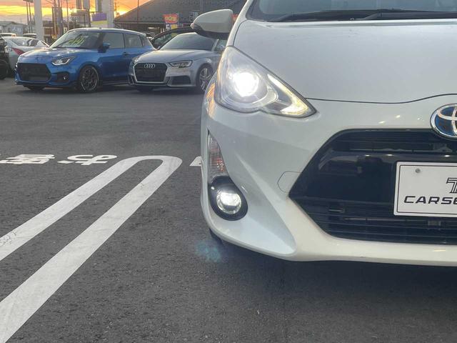 アクア Ｇ　衝突軽減装置　９インチナビ　フルセグＴＶ　バックカメラ　純正アルミホイール　クルーズコントロール　ＥＴＣ　前後ドライブレコーダー　オートライト　ＬＥＤヘッドライト　フォグライト　オートハイビーム（39枚目）