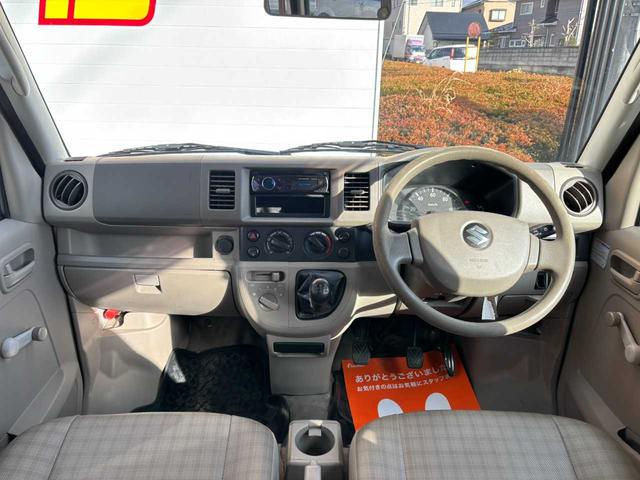 エブリイ ＰＡ　４ＷＤ　５ＭＴ　ＥＴＣ　社外アルミホイール　エアコン　ｃａｒｒｏｚｚｅｒｉａオーディオ　スペアキー（4枚目）