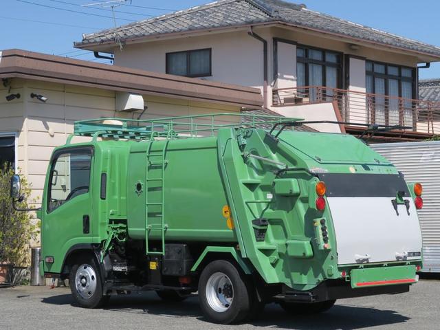 エルフトラック 　問合番号６０１２　群馬在庫　塵芥車　巻き込み式　富士重工　連続スイッチ付　ルーフキャリア付　２ペダルスムーサー　１５０馬力（5枚目）