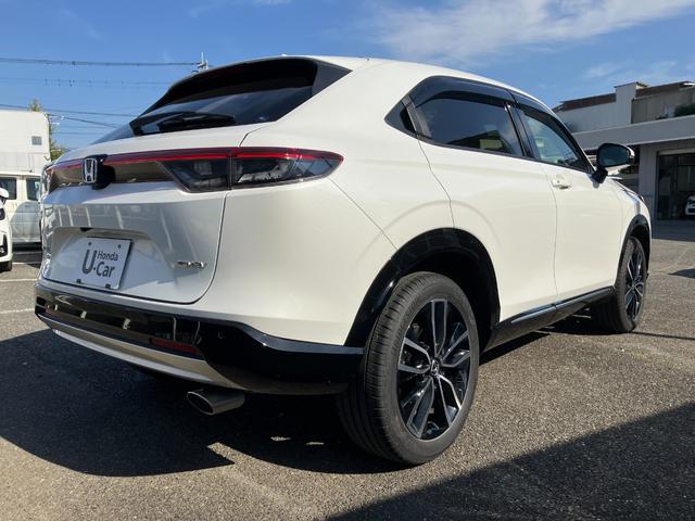 ヴェゼル e:HEV Z 衝突回避支援ブレーキ機能 スマキ Pトランク フルオートエアコン オートLED エアバッグ 両席エアバック パワーウィンドウ LEDランプ ソナー クルーズC キーレスエントリー シートヒータ(5枚目)