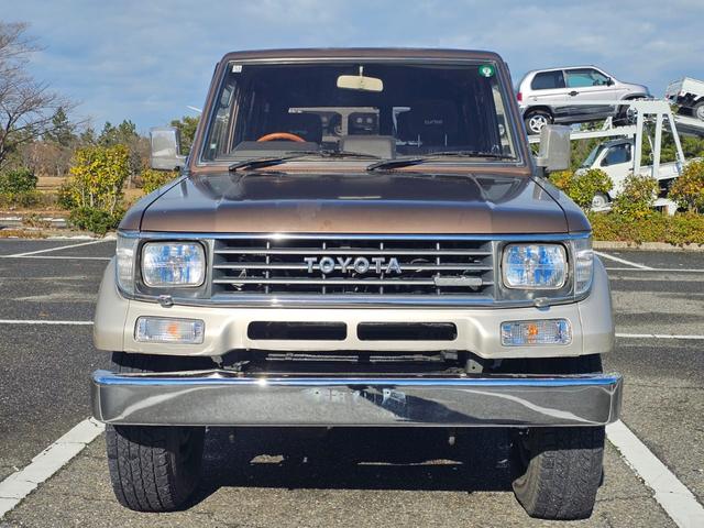 ランドクルーザープラド EX5 ワンオーナー AT パワステ エアコン パワーウインドウ 4WD 四駆切り替え NARDIハンドル(5枚目)